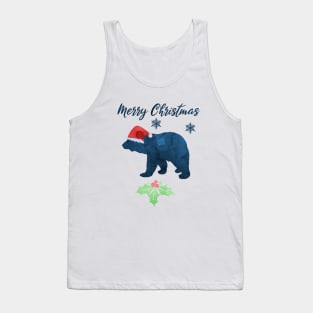 Santa Polar Bear Tank Top